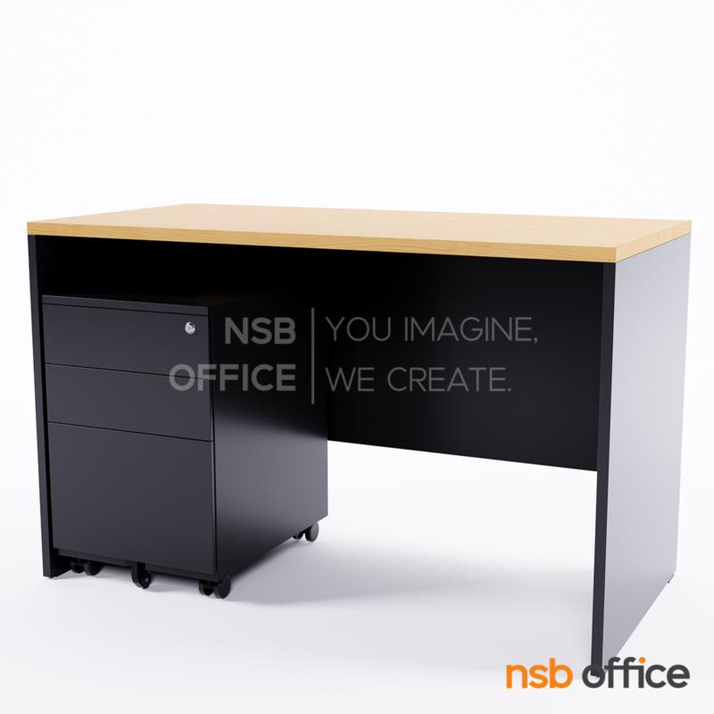 A13A237:โต๊ะทำงาน รุ่น Darryl (แดริล) ขนาด 120W cm. พร้อมตู้ลิ้นชักเหล็กล้อเลื่อน
