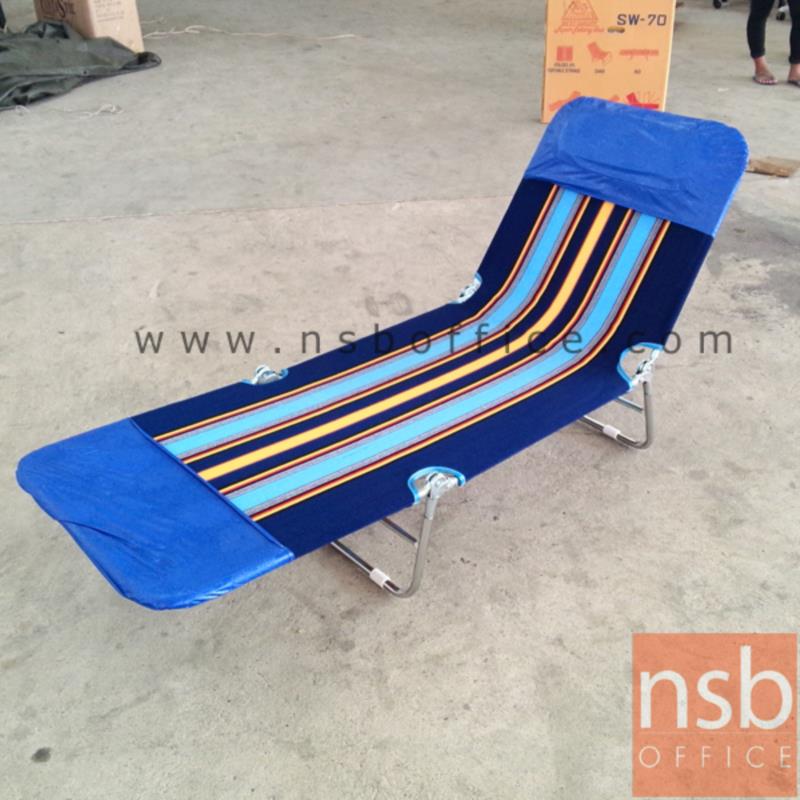 G11A017:เตียงพับ 3 พับ ผ้าขนปุย A100 ขนาด ก61*ล185*ส28 ซม.   