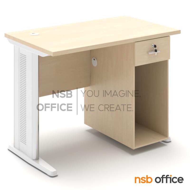 โต๊ะคอมพิวเตอร์ มีที่วางซีพียู รุ่น Kynix (ไคนิกซ์) ขนาด 100W เมลามีน