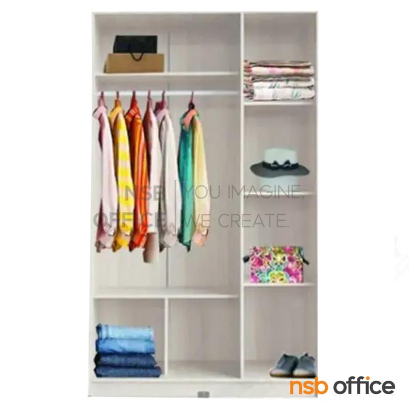 ตู้เสื้อผ้าไม้ รุ่น Morgan II (มอแกน 2)  ขนาด 120W