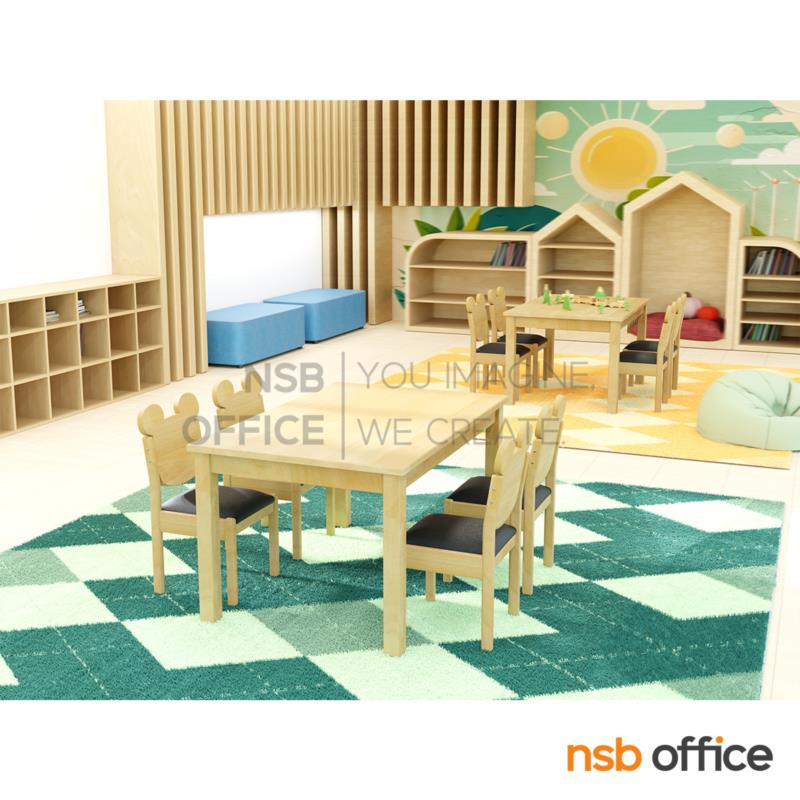 ชุดโต๊ะกิจกรรมเด็ก 4 ที่นั่ง รุ่น VICTORIA (วิกตอเรีย) ขนาด 120W cm. 