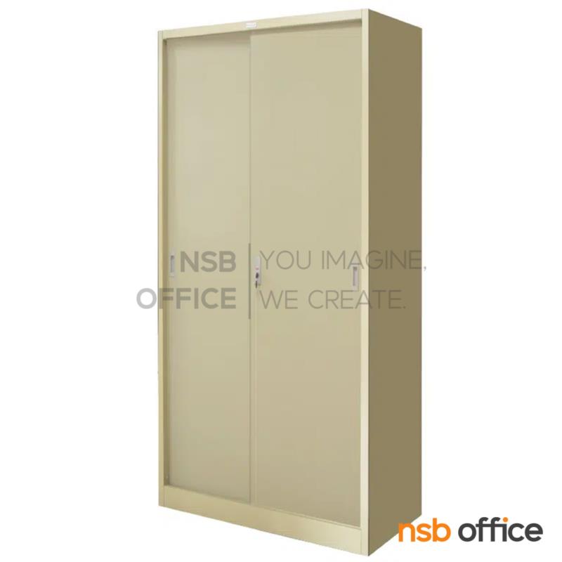 E33A005:ตู้เหล็กบานเลื่อนทึบสูง 185 ซม. มี 3 แผ่นชั้น รุ่น ZDO-1886 