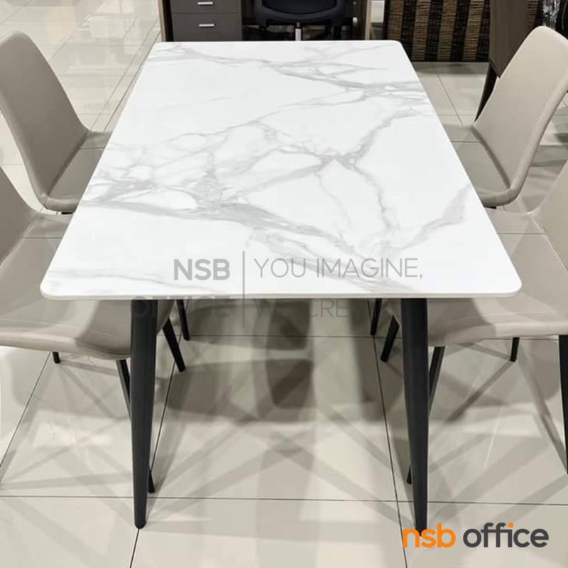 G14A320:โต๊ะรับประทานอาหาร รุ่น Abril (อาบรีล)  ขาเหล็ก