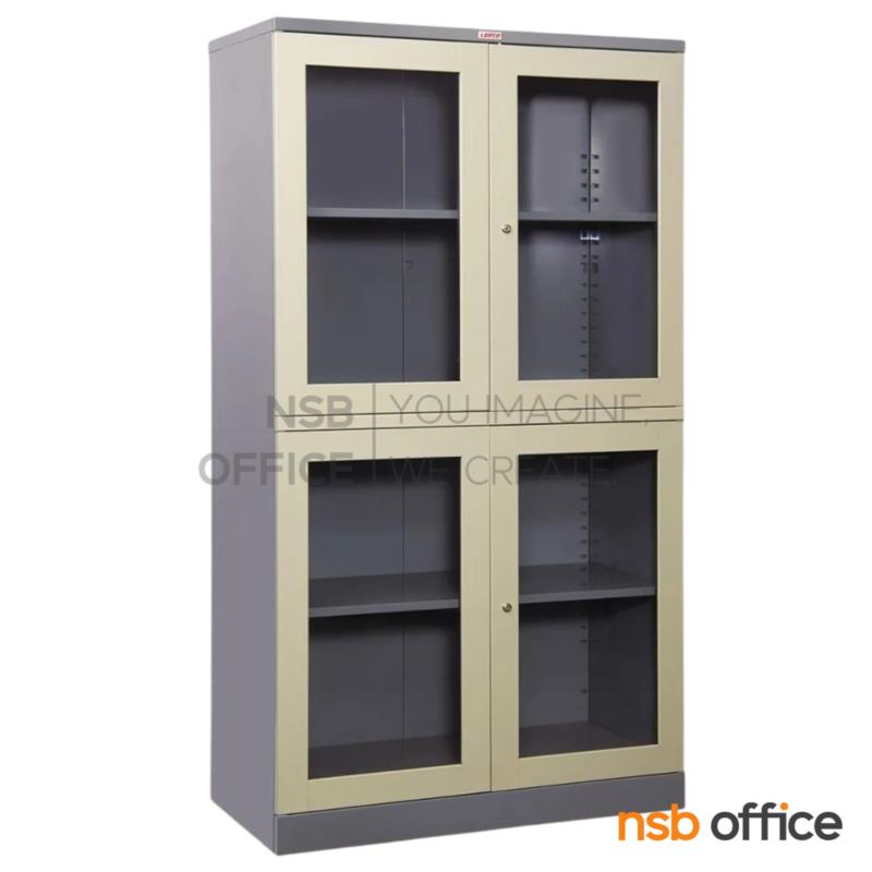 E29A070:ตู้เอกสารเหล็กบานเลื่อนกระจกสูง รุ่น CBD-04 ขนาด 91.4W* 47D* 181.7H cm. 