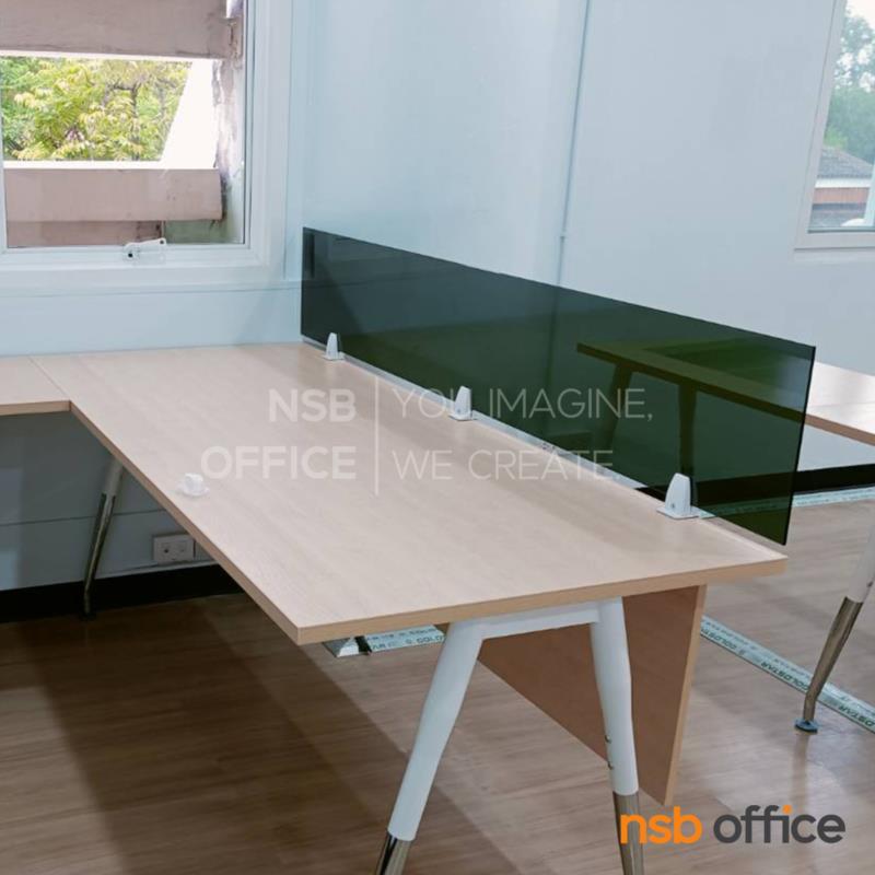 มินิสกรีนกระจกแบบหนีบ สูง 30 ซม. รุ่น Plexiglass   พร้อมตัวจับอลูมิเนียม 