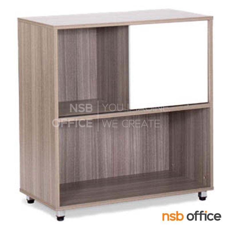 ตู้เอกสาร สูง 85 cm. 1 บานเลื่อนทึบ ชั้นล่างโล่ง รุ่น Memori (มิโมริ)  ล้อเลื่อน