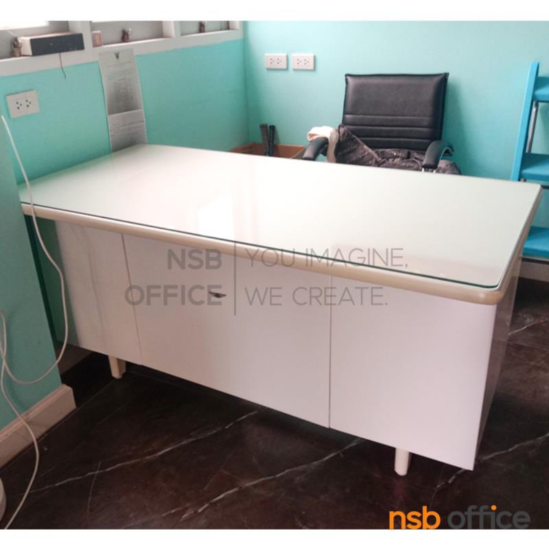 โต๊ะทำงานเหล็กหน้าเหล็ก 7 ลิ้นชัก  รุ่น Cillian (คิลเลียน) ขนาด 4.5 ,5 ,6 ฟุต 