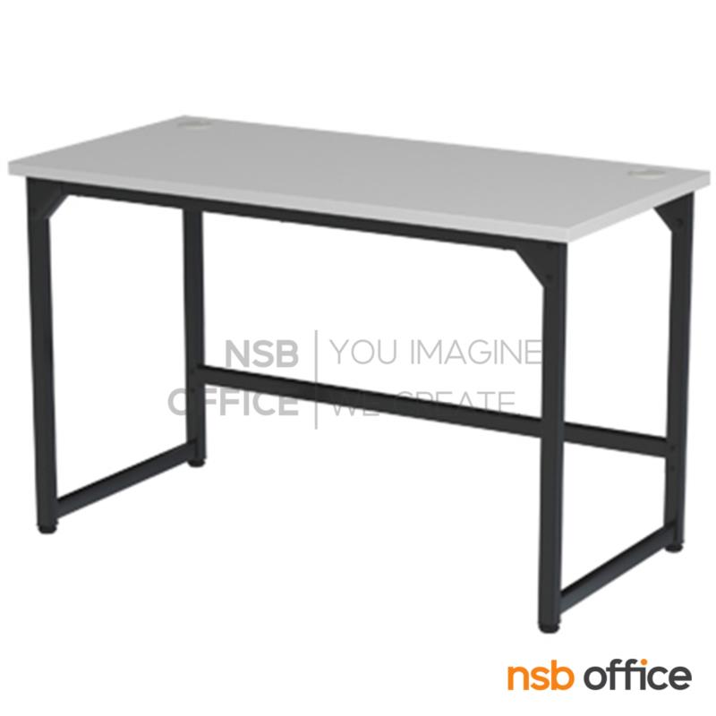 A49A001:โต๊ะทำงานโล่ง  รุ่น Albertus (อัลเบอตัส) ขนาด 80W ,120W , 150W cm.  ขาเหล็ก