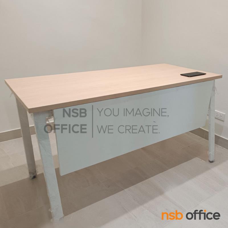 โต๊ะทำงาน Slash-1 (สแลช-1) ขนาด 120W, 135W, 150W cm. ขาเหล็ก