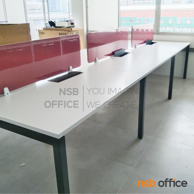 ชุดโต๊ะทำงานกลุ่ม รุ่น Smart-02 4,6 ที่นั่ง พร้อมกล่องไฟทุกที่นั่ง