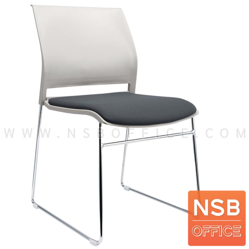 B05A177:เก้าอี้อเนกประสงค์เฟรมโพลี่ รุ่น TULIP (ทิวลิบ)  ขาเหล็กเพลาตัน