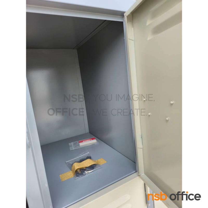 ตู้ล็อคเกอร์ทรงเตี้ย 6 ประตู รุ่น LK-306 ขนาด 93.5W* 47.7D* 97H cm. 