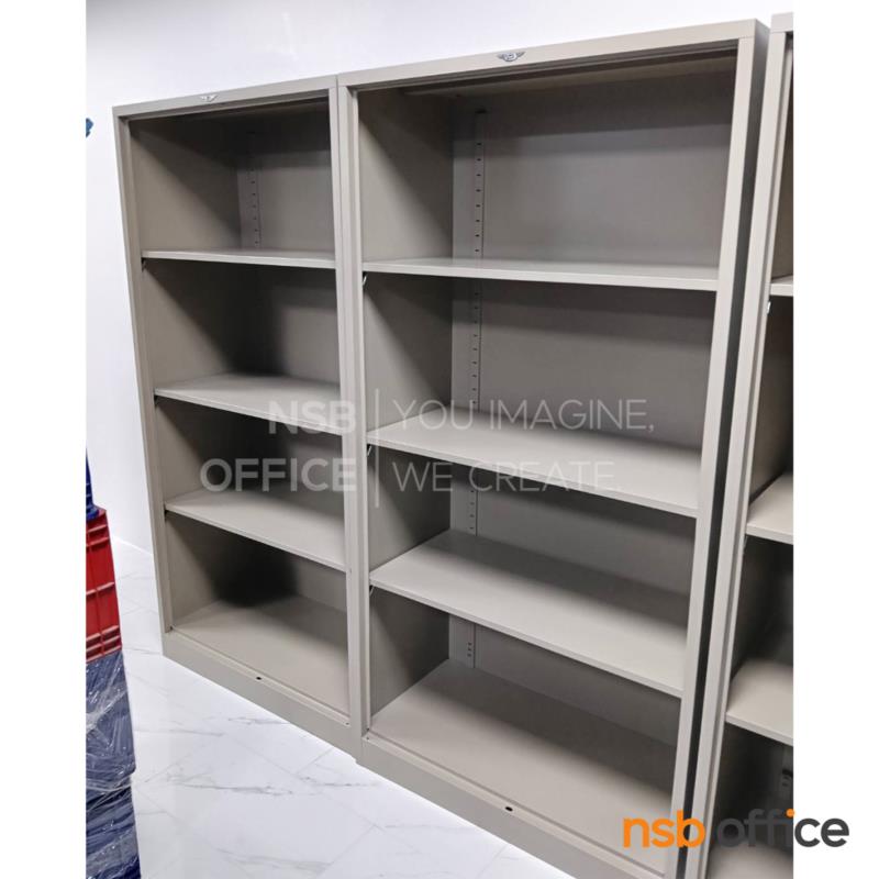 ตู้เอกสารเหล็ก 4 ช่องโล่ง  รุ่น Bonham (บอนแฮม) ขนาด 91.4W ,121.8W*183H cm.  แผ่นชั้นสี