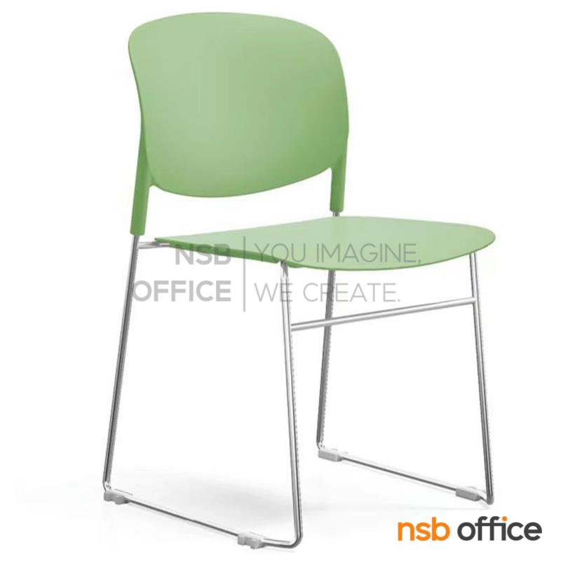 B05A214:เก้าอี้อเนกประสงค์เฟรมโพลี่ รุ่น Olyvea (โอลิเวีย)  ขาเหล็กเพลาตัน