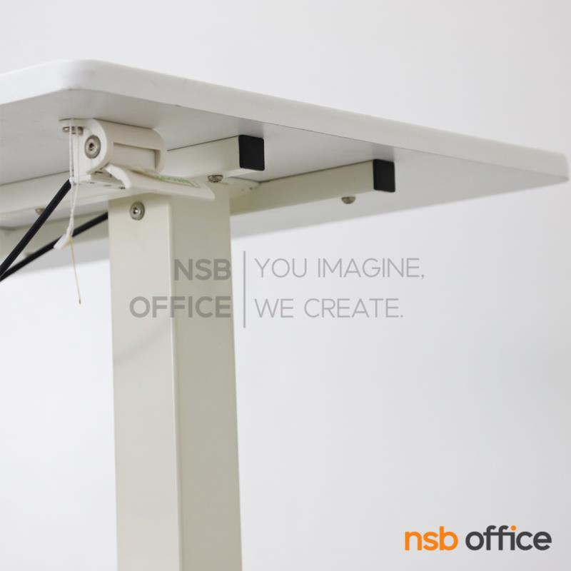 โต๊ะวางโน๊ตบุ๊ค โต๊ะอเนกประสงค์ล้อเลื่อน สีขาว รุ่น Magnus (แมคนัส)  ปรับระดับได้