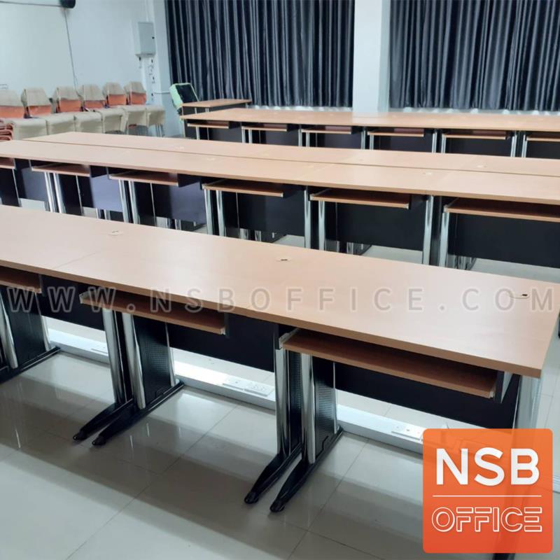 โต๊ะคอมพิวเตอร์ ไม่มีที่วางซีพียู รุ่น Montacute (มอนทาคิวต์) ขนาด 80W ,100W cm.  เมลามีน