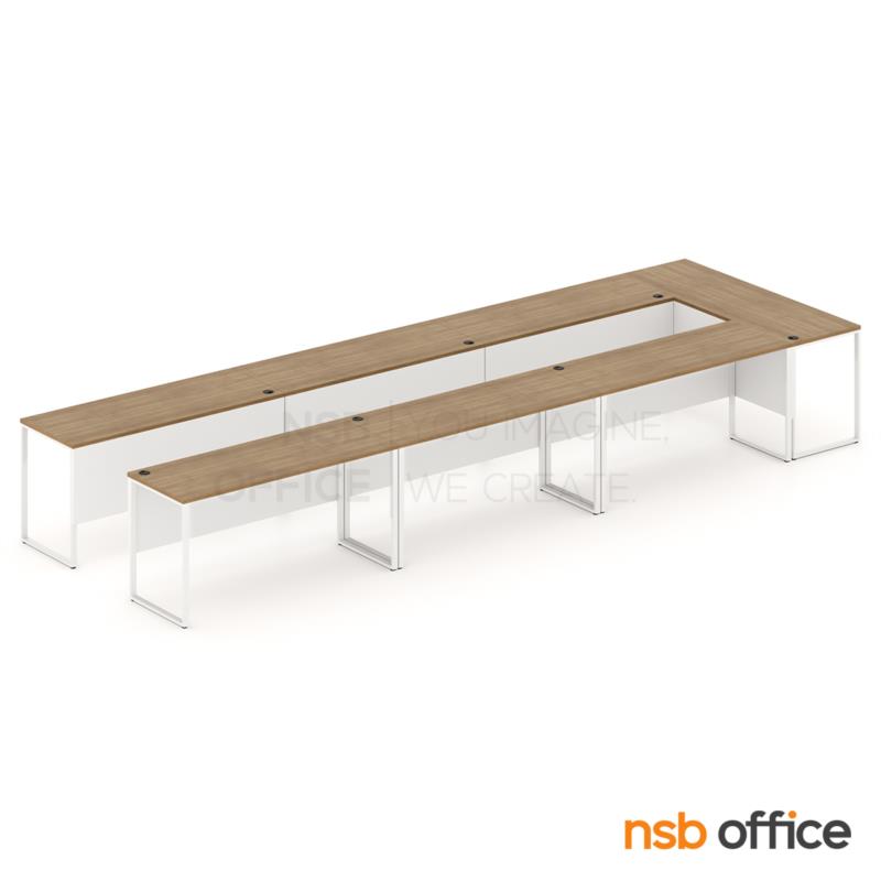 A05A294:โต๊ะประชุมทรงสี่เหลี่ยม 14 ที่นั่ง รุ่น Granvia (แกรนเวีย) ขนาด 540W*180D cm. 