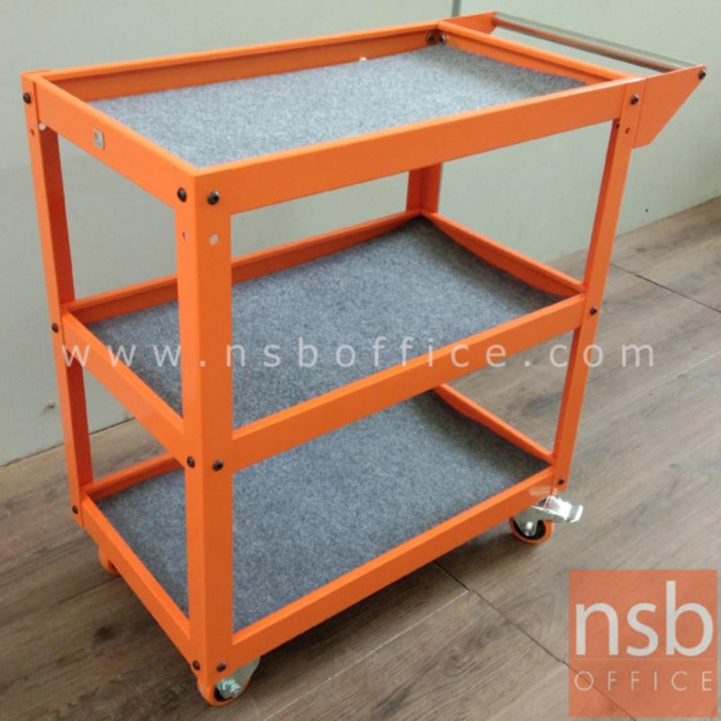 รถเข็นเครื่องมือช่าง 3 ชั้น รุ่น TYN-03   ขนาด 70W*40D*80H cm. 