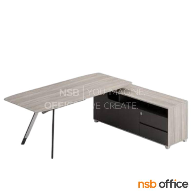 โต๊ะผู้บริหารตัวเเอล รุ่น Nevika (เนวิก้า) ขนาด 200W cm. 