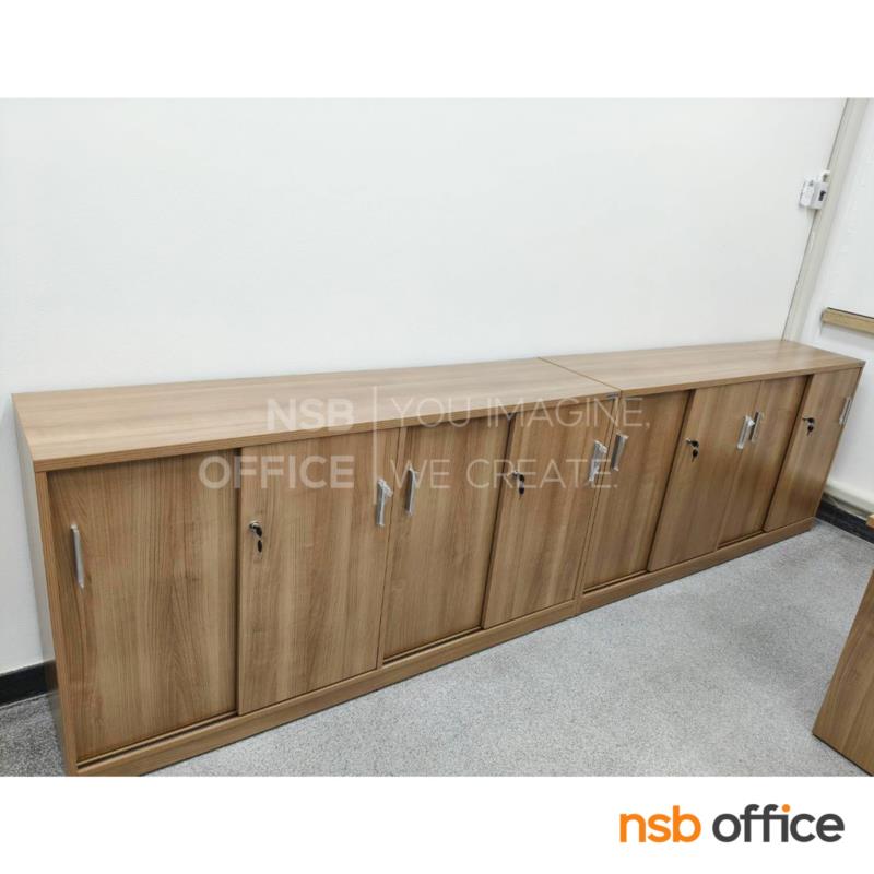 ตู้เอกสาร 4 บานเลื่อน รุ่น Covina (โควีนา) สูง 75 ,85 cm. เมลามีน