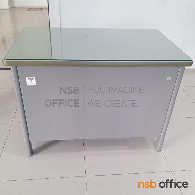 กระจกโต๊ะทำงานเหล็ก  (จำหน่ายเฉพาะซื้อพร้อมโต๊ะทำงานเหล็ก) 