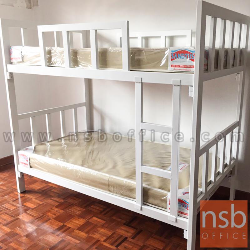 เตียงเหล็ก 2 ชั้น เหล็กกล่องขนาดใหญ่พิเศษ  ขนาด 3 ฟุต, 3.5 ฟุต 