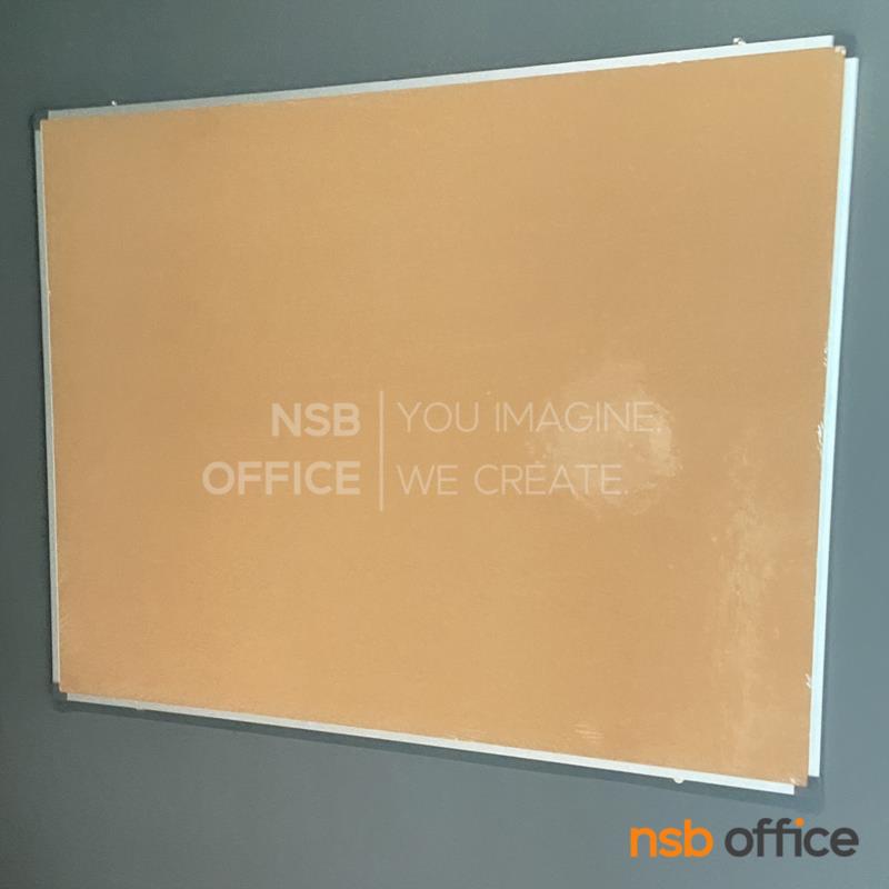 บอร์ดไม้ก็อกติดประกาศ แบบแขวน   ขอบอลูมิเนียม (พร้อมงานติดตั้งบนผนัง)