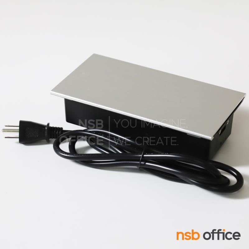 ป๊อปอัพฝาสไลด์  รุ่น Connella (คอนเนลล่า) 2 Power 2 USB มีสายปลั๊กไฟ