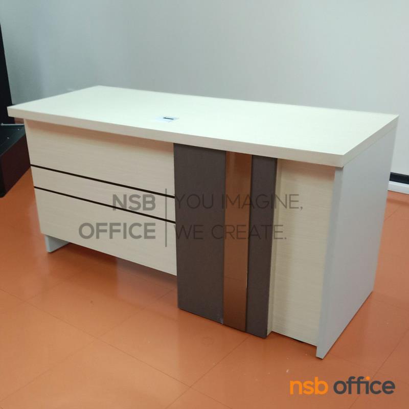 โต๊ะทำงานหน้าตรง รุ่น Orly (ออร์ลี่) ขนาด 120W cm. เมลามีน