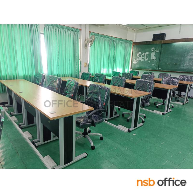 เก้าอี้สำนักงาน รุ่น KS-940  โช๊คแก๊ส มีก้อนโยก ขาเหล็กชุบโครเมี่ยม