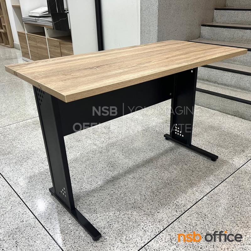 โต๊ะทำงานโล่ง    รุ่น Angelo (แอนเจลโล่) ขนาด 120W ,150W ,180W cm. โครงขาเหล็กตัวแอล