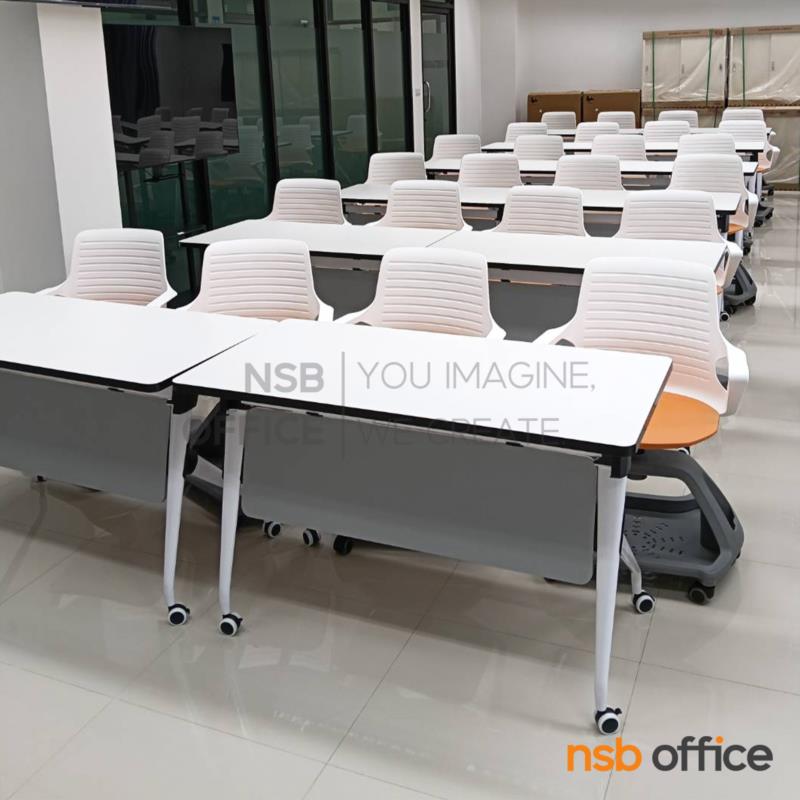 เก้าอี้เฟรมโพลี่ล้อเลื่อน รุ่น Rhine (ไรน์) วางกระเป๋าได้ 