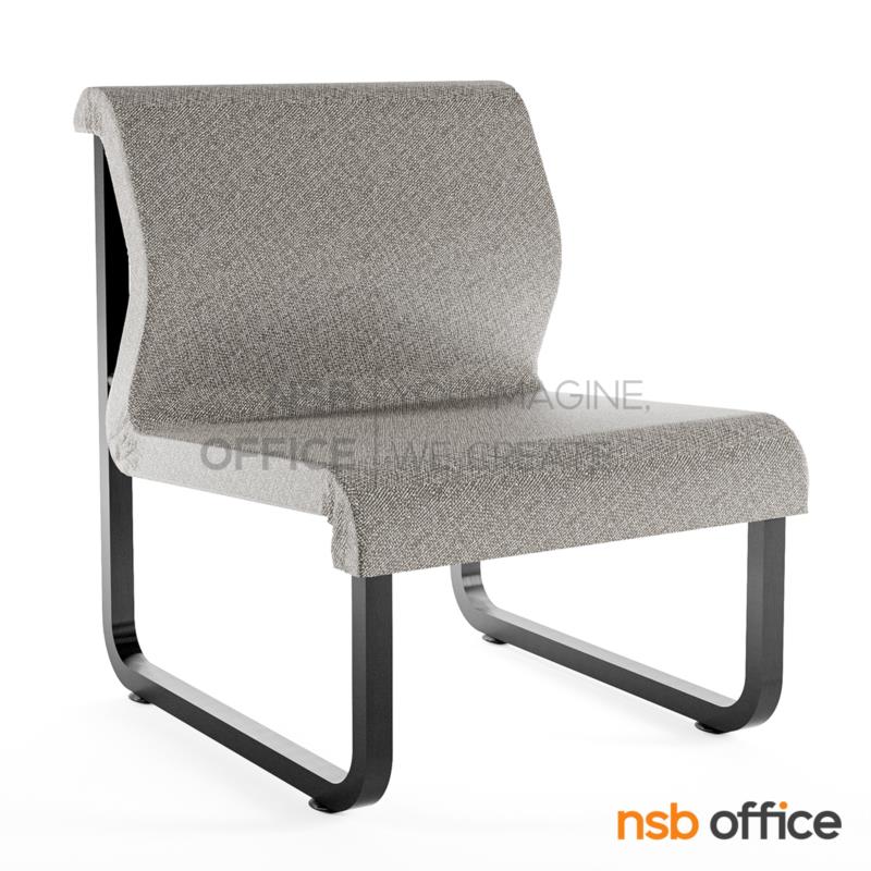 โซฟารับแขก  รุ่น Denzel (เดนเซล) ขนาด 58W ,116W ,174W cm. ไม่มีเท้าแขน โครงเหล็กพ่นดำ  