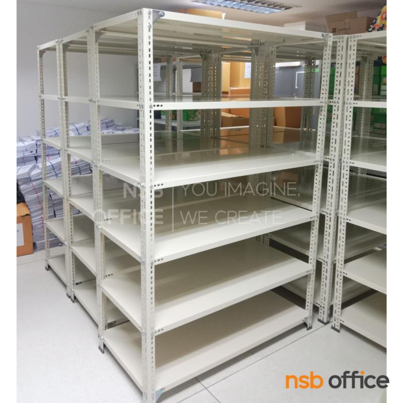 ชั้นเหล็กฉาก  รุ่น S4-B ขนาด 122W*45.5D cm. รับน้ำหนัก 100 KG/ชั้น