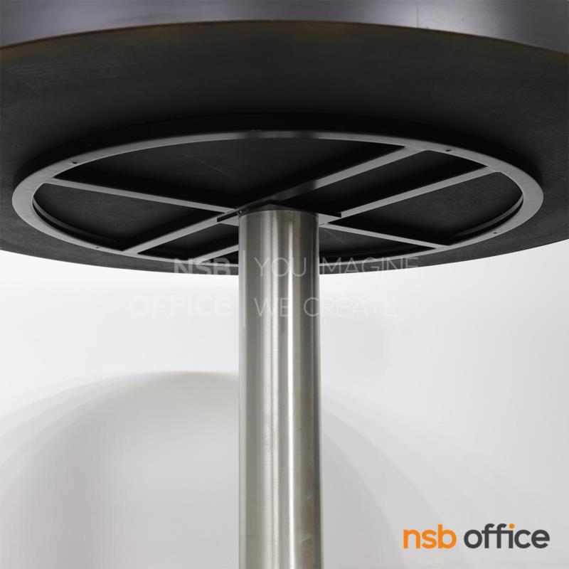 โต๊ะประชุมทรงกลม รุ่น Inglewood (อินเกิลวู็ด) 120Di, 150Di cm.  ฐานสแตนเลส