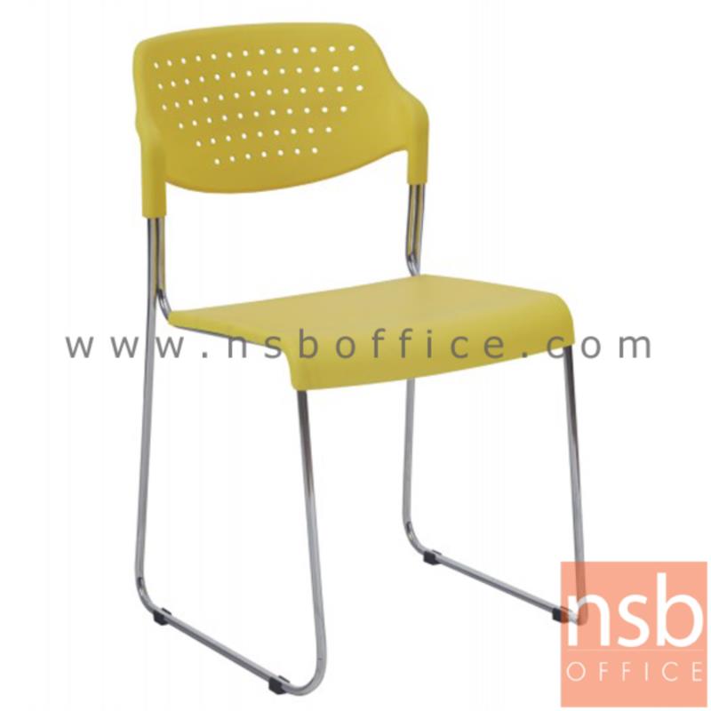 B05A103:เก้าอี้อเนกประสงค์เฟรมโพลี่ รุ่น Sweetcorn (สวีทคอร์น)  ขาตัวยูชุบโครเมี่ยม