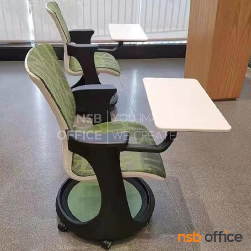 B43A005:เก้าอี้้เลคเชอร์ล้อเลื่อน รุ่น Telmo (เทลโม่)  ฐานด้านล่างวางกระเป๋าได้