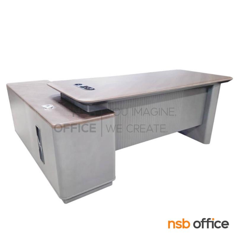 A30A094:โต๊ะผู้บริหารตัวแอล รุ่น Kernion (เคอร์เนียน) ขนาด 200W cm.  