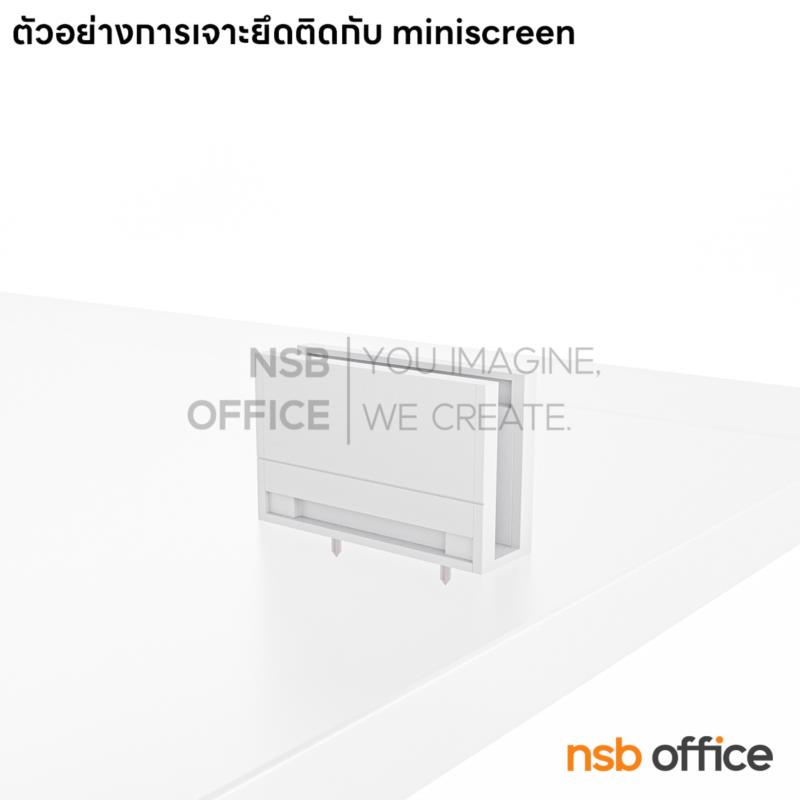 ตัวจับ Miniscreen แบบเจาะ รุ่น Pius (ไพอัส) อลูมิเนียม สำหรับแผ่นหนา 16-19 mm. 