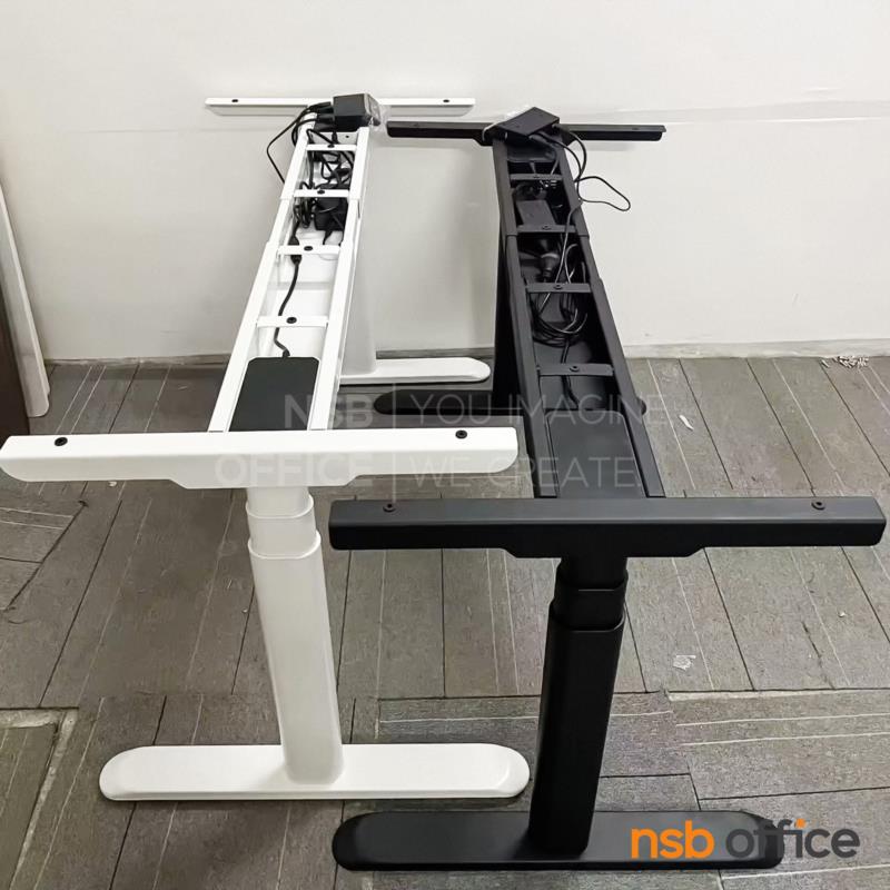 โครงขาปรับระดับแบบโต๊ะตรง (2 motors) ปรับความกว้างได้ 120-180 cm รุ่น Orlean (ออร์ลีน)  ขาเหล็กกลมมน