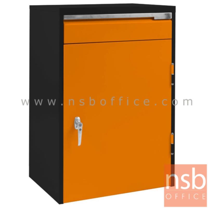 ตู้เก็บเครื่องมือช่าง 1 ลิ้นชัก 1 บานเปิด รุ่น MGC36 ขนาด  61.6W*45.7D*90H cm.  ขอบตู้ด้านล่างเสมอกับพื้น