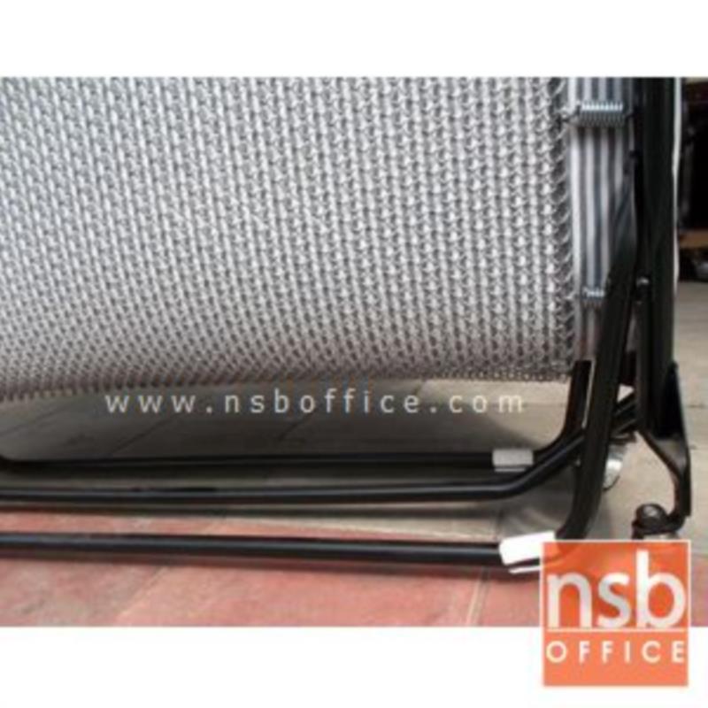 เตียงเสริมสปริงพับ ขนาด 3 ฟุต เบาะหนา 2 นิ้ว ล้อเลื่อน พร้อมที่นอน   