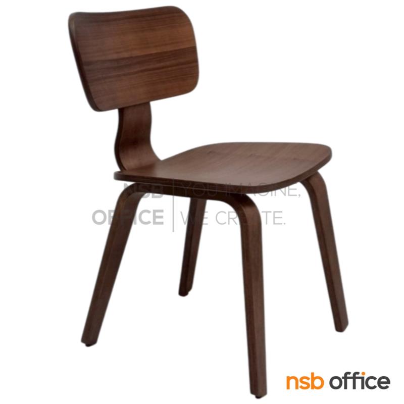 B22A263:เก้าอี้โมเดิร์นไม้ล้วน รุ่น Elvia (เอลเวีย)  