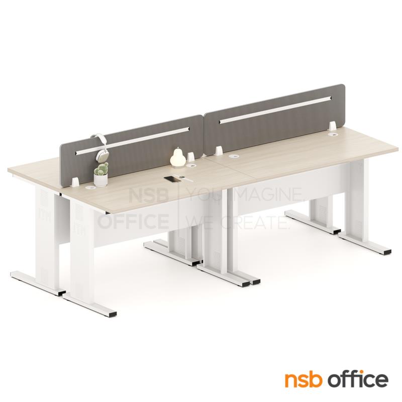 ชุดโต๊ะทำงานกลุ่ม 2-4 ที่นั่ง รุ่น Elderra (เอลเดอร์รา) ขนาด 120W, 240W cm.  2 และ 4 ที่นั่ง 