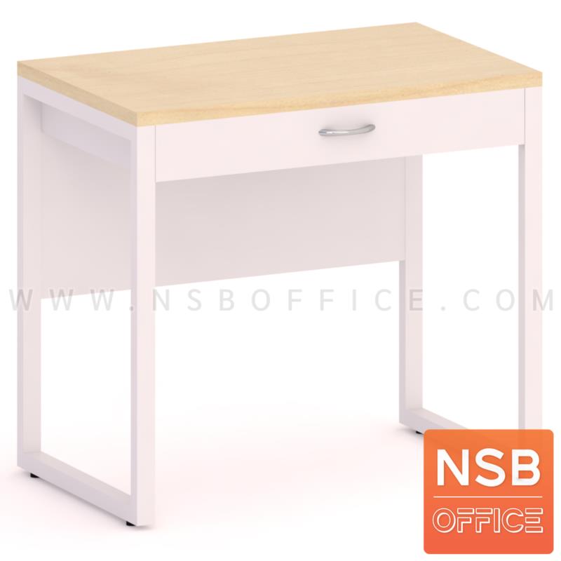 A10A093:โต๊ะทำงาน 1 ลิ้นชัก รุ่น Marie (มารี) ขนาด 80W, 100W cm. ขาเหล็ก