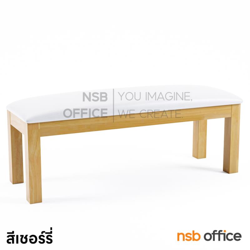 ม้านั่งไม้ยางพารา รุ่น Nuvello (นูเวลโล) ขนาด 90W, 120W, 150W, 180W cm. 