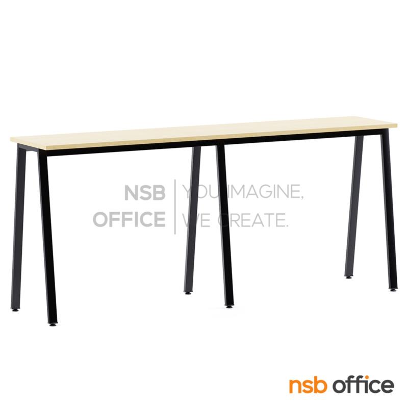 A22A030:โต๊ะบาร์สูง รุ่น Canny (แคนนี่) ขนาด 150W , 180W , 210W และ 240W cm.  ขาเหล็ก