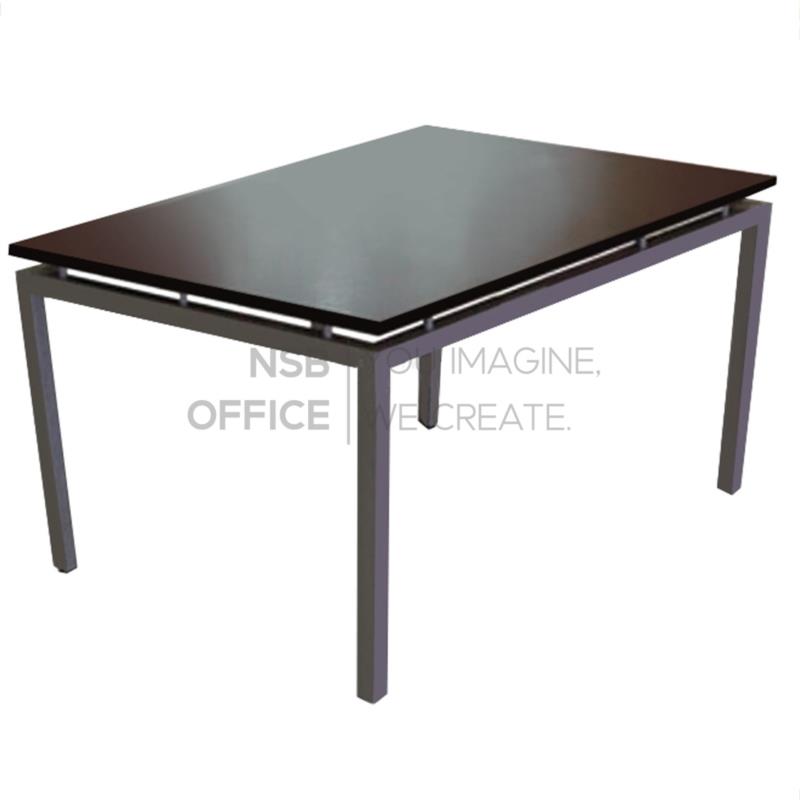 A08A027:โต๊ะอาหาร  รุ่น Zykla (ซิกล่า) ขนาด 120W cm.  ขาเหล็กพ่นสี