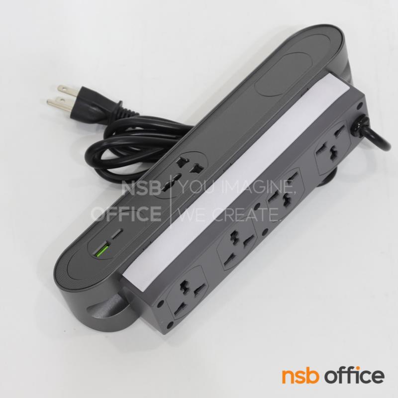 ป๊อปอัพกลางโต๊ะแบบ 3 ทิศทาง รุ่น Nolan (โนแลน)  มีสายปลั๊กไฟ