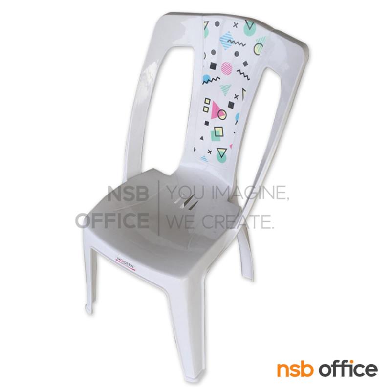 B10A083:เก้าอี้พลาสติก  รุ่น LOLYPOP-MO10 ซ้อนเก็บได้ (พลาสติกเกรด A) (1 กล่อง 10 ตัว)